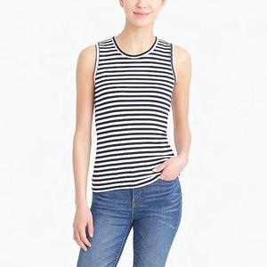 J. Crew | Perfect Fit Striped Shell NWT